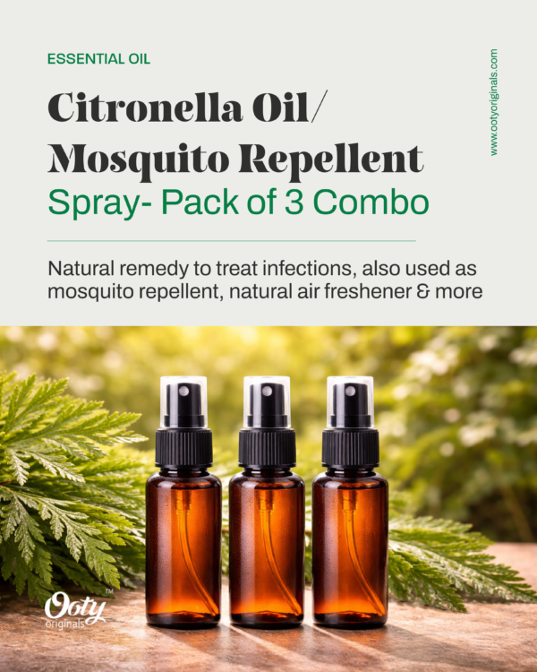 Citronella Oil Spray Set of 3 Combo