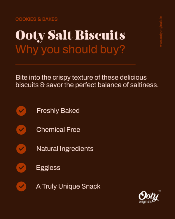 Ooty Salt Biscuits