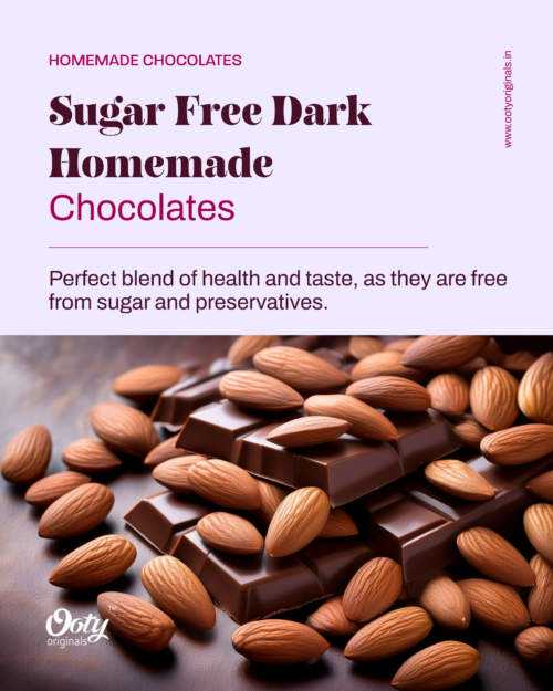 Sugar Free Dark Homemade Chocolates
